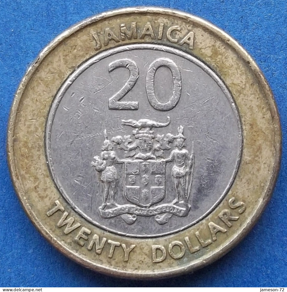 JAMAICA - 20 Dollars 2001 "Marcus Garvey" KM# 182 Decimal Coinage - Edelweiss Coins - Jamaique