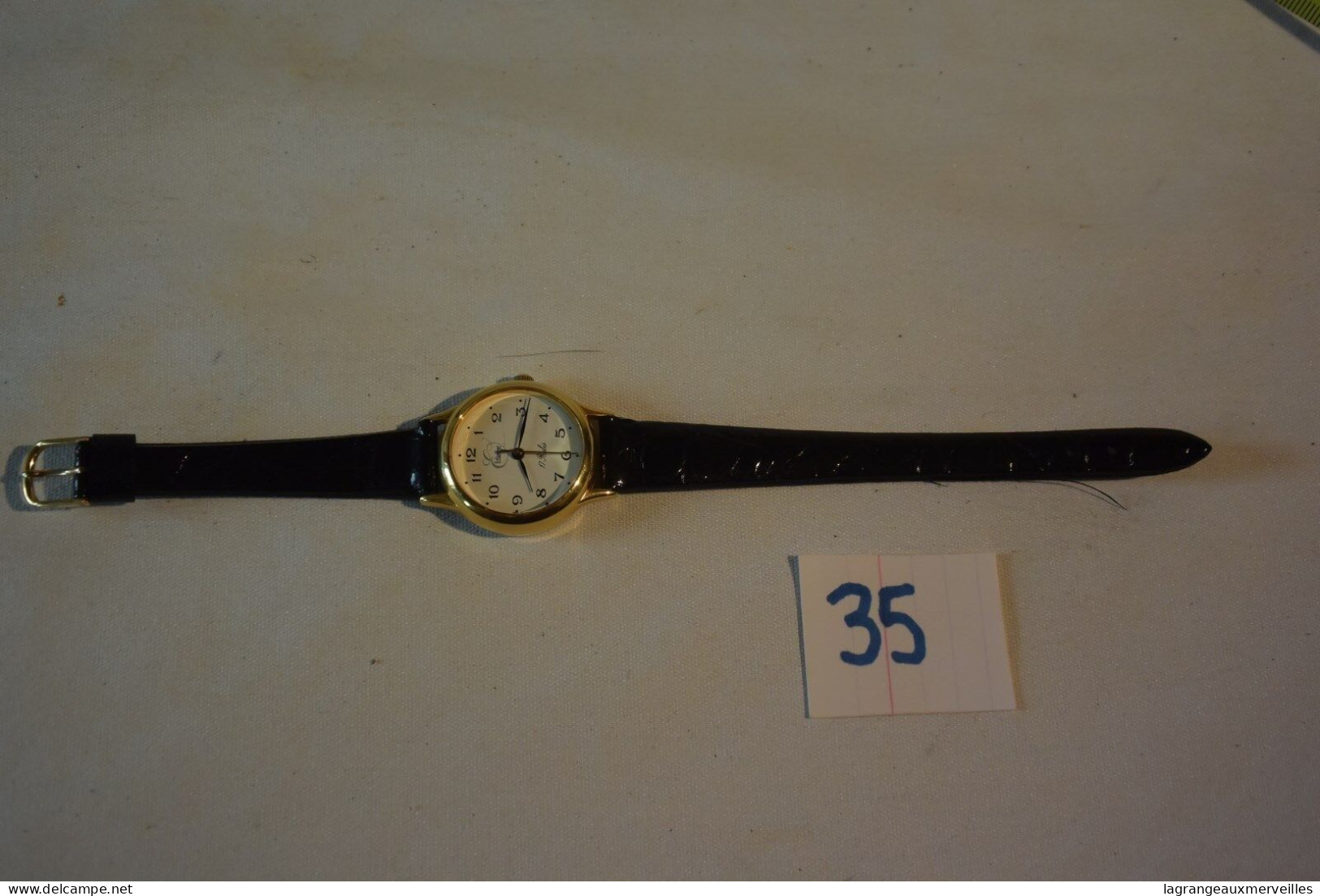 C35 Belle Montre Erlanger Anti Choc Numérotée 17 Rubis - Antike Uhren