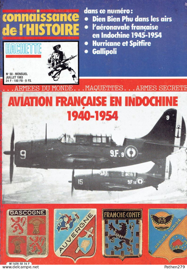 Connaissance De L'histoire N°58 - Juillet 1983 - Hachette - Aviation Française En Indochine 1940-1954 - Aviation