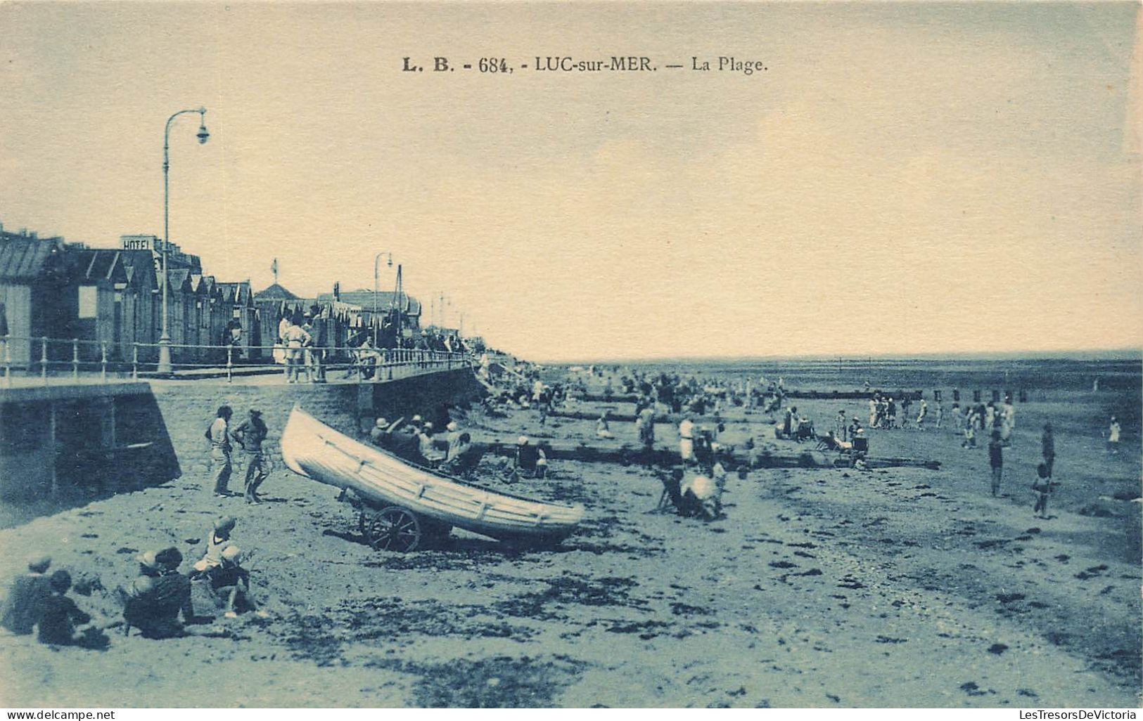 FRANCE - Luc Sur Mer - Vue Générale De La Plage - Carte Postale Ancienne - Luc Sur Mer