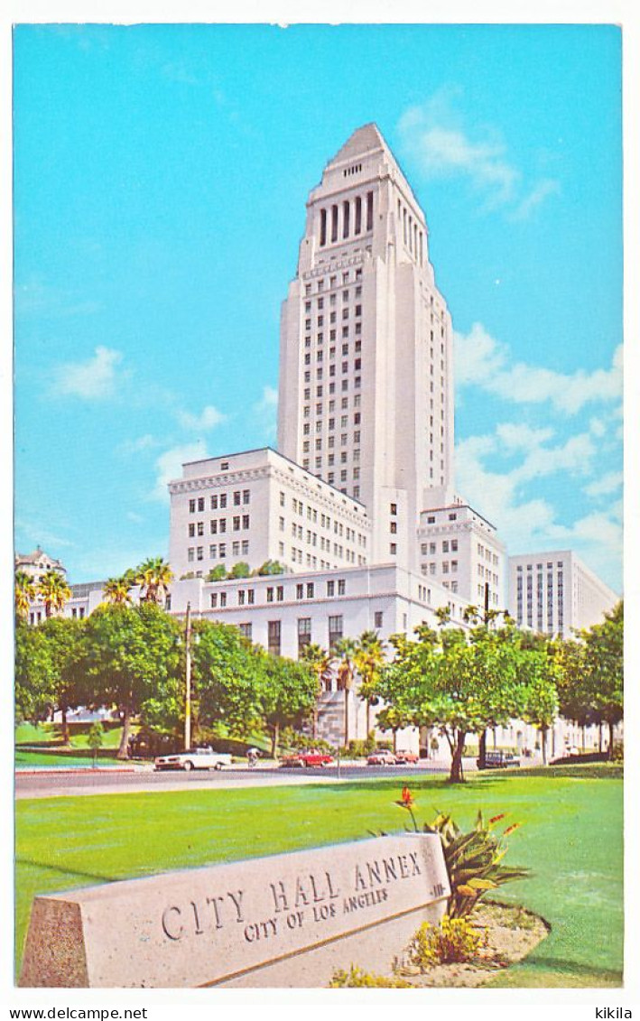 CPSM 9 X 14 Etats Unis USA (122) California LOS ANGELES City Hall - Los Angeles