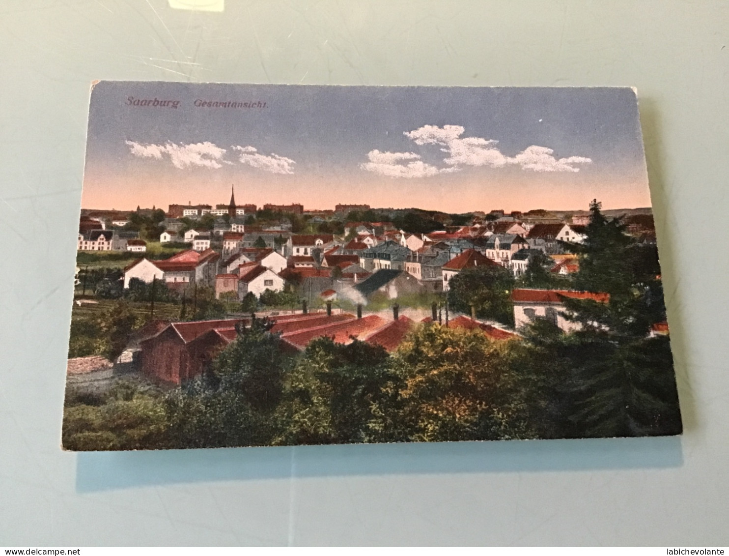 SAARBURG. — Gesamtansicht. - Saarburg