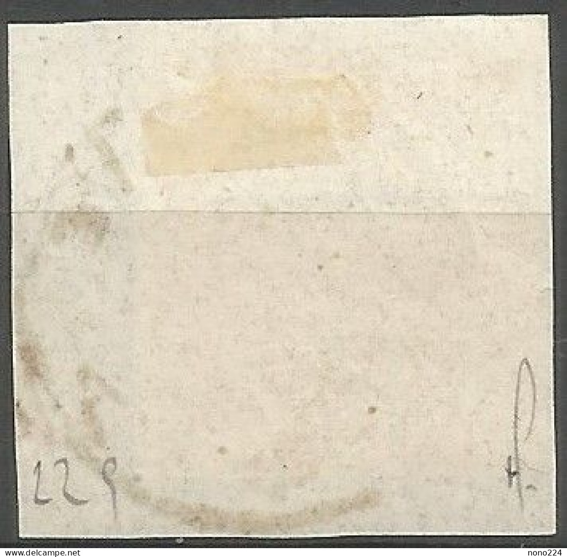 Timbre De 1857/62 ( Strubel / N°22G / Signé Marchand ) - Used Stamps