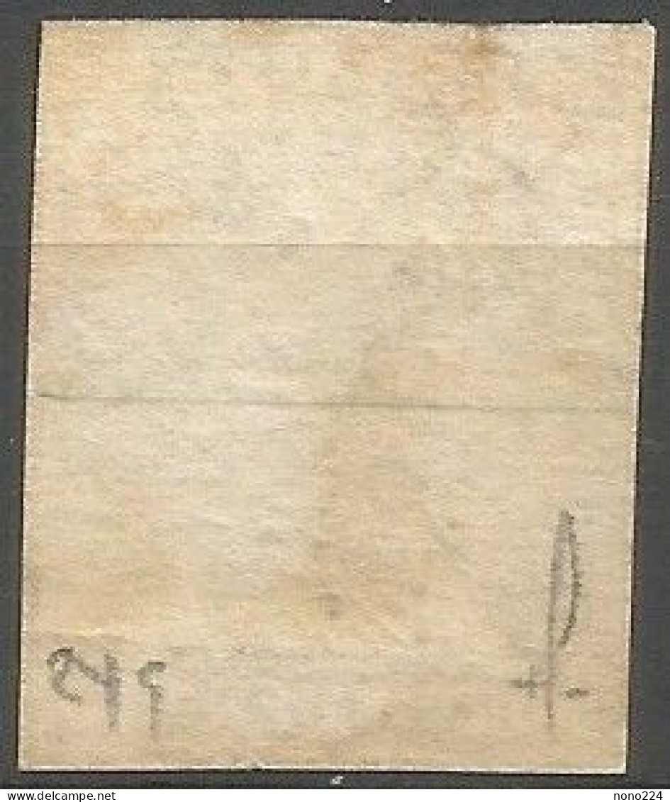 Timbre De 1857/62 ( Strubel / N°24G / Signé Marchand ) - Usati