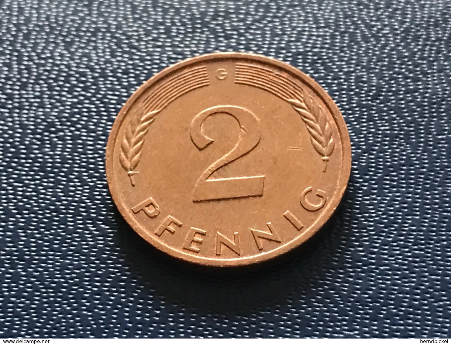 Münze Münzen Umlaufmünze Deutschland 2 Pfennig 1986 Münzzeichen G - 2 Pfennig