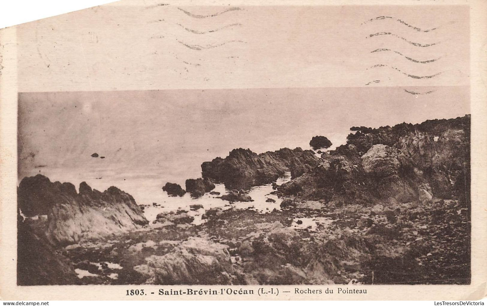 FRANCE - Saint Brévin L'Océan - Rochers Du Pointeau - Carte Postale Ancienne - Saint-Brevin-l'Océan