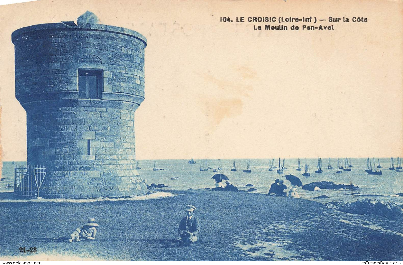 FRANCE - Le Croisic - Sur La Côte - Le Moulin De Pon Avel - Dos Non Divisé - Carte Postale Ancienne - Le Croisic