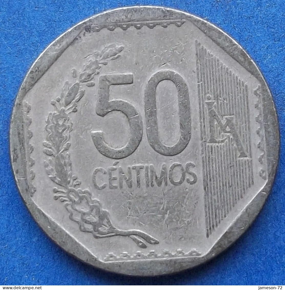 PERU - 50 Centimos 2005 KM# 307.4 Monetary Reform (1991) - Edelweiss Coins - Peru