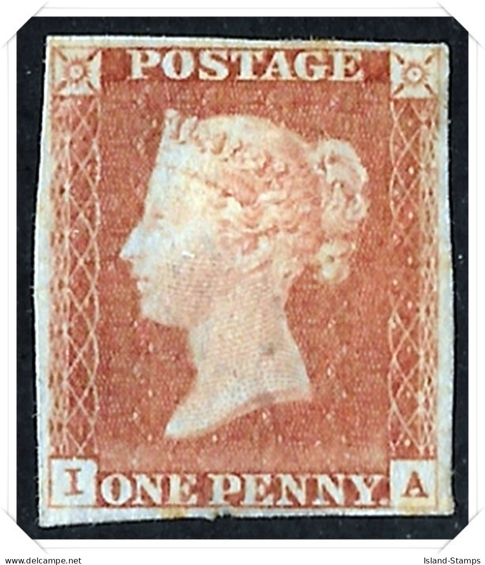 SG8 Penny Red (IA) Four Margins Fine M/M Cat £600 - Ongebruikt