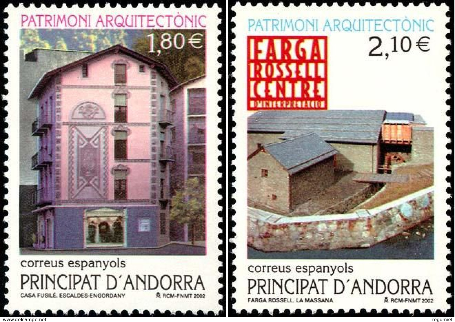 Andorra 296/297 ** MNH. 2002 - Gebraucht