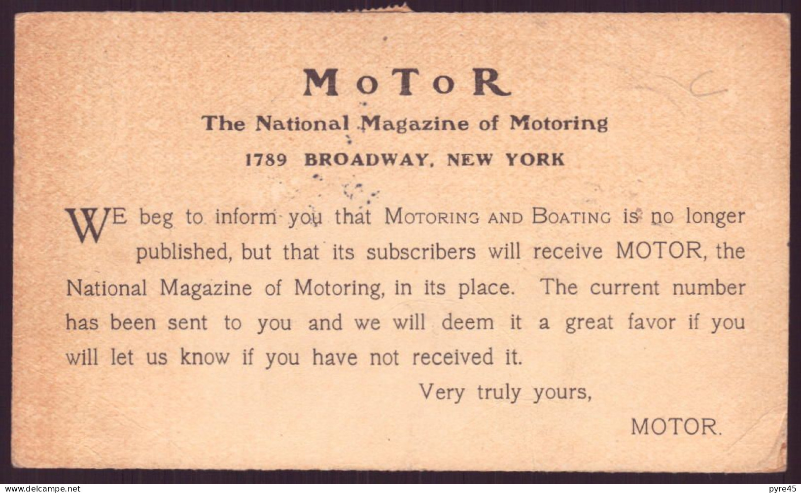 Etats-Unis, Entier, Carte Taxée Du 18 Octobre 1905 De New-York Pour Paris - 1901-20