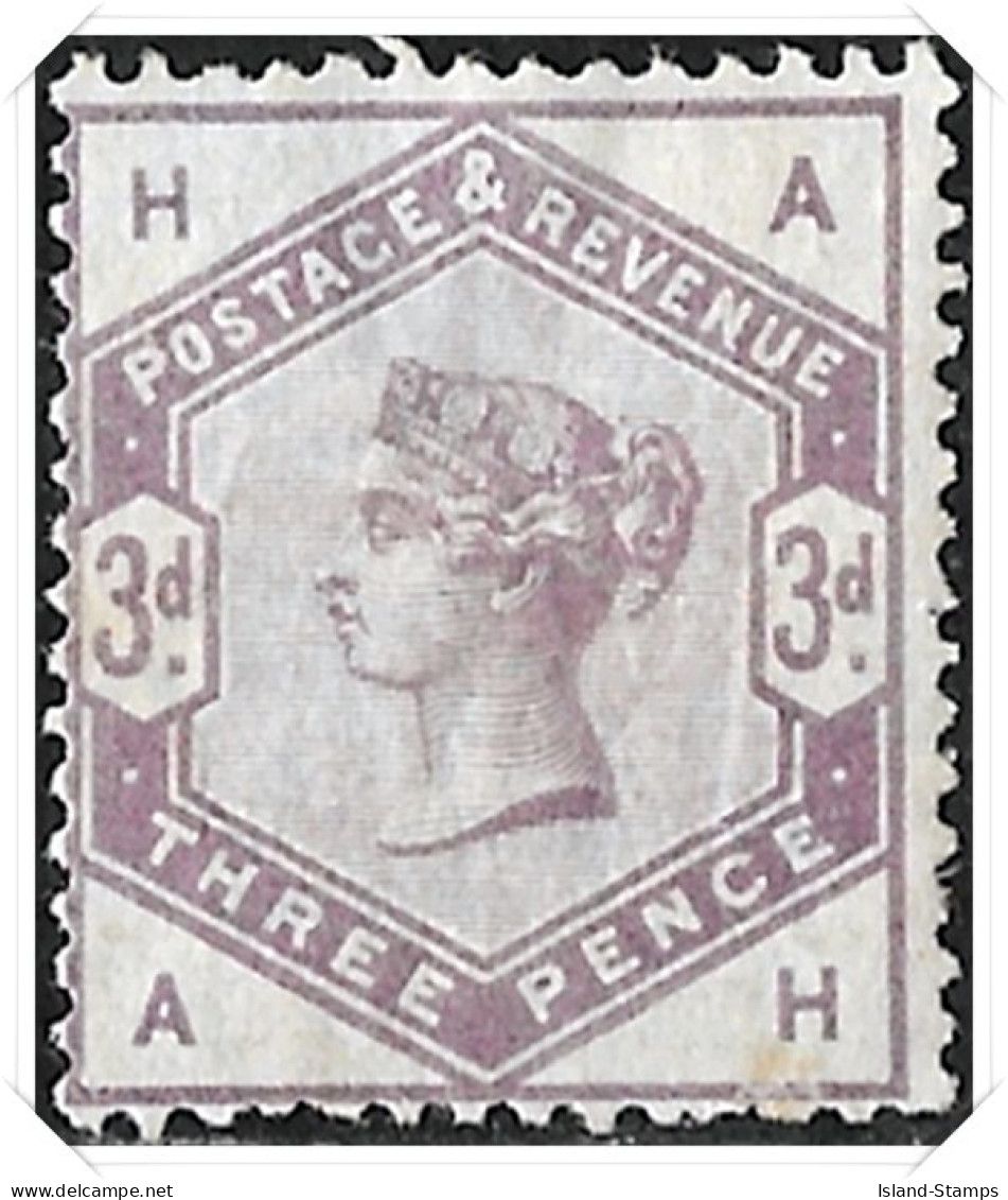 QV, 1884, 3d LILAC, SG 191, - Mounted Mint - Ongebruikt