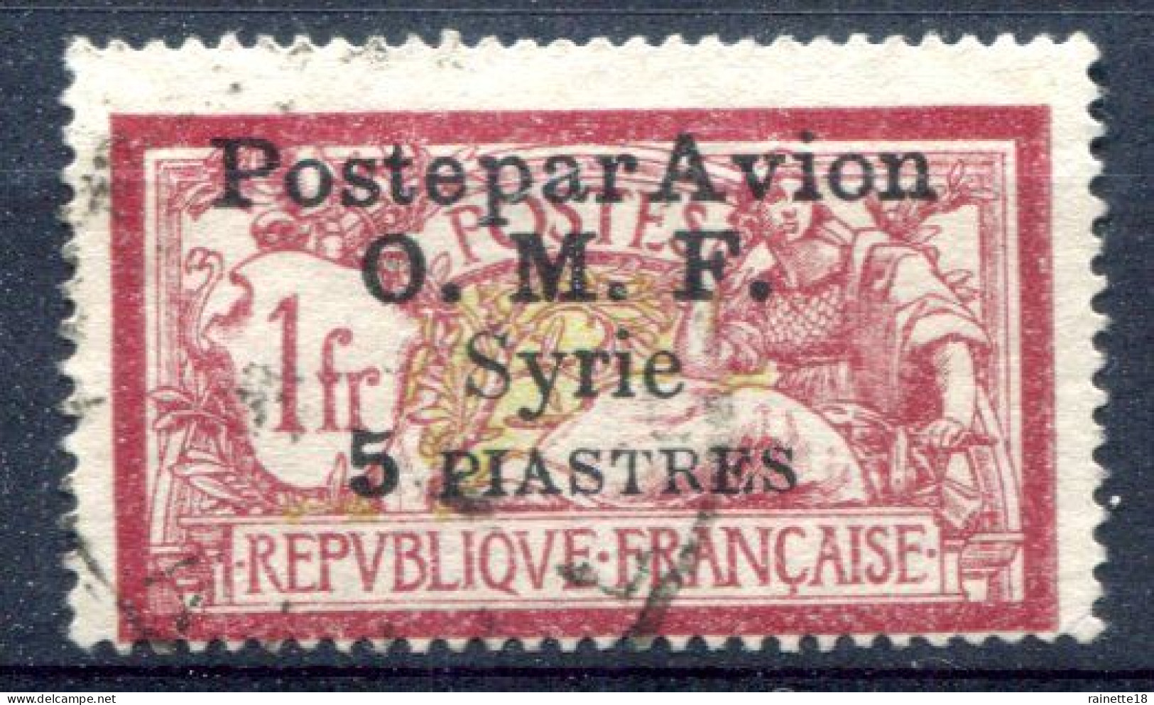 Syrie    PA  12 Oblitéré - Poste Aérienne