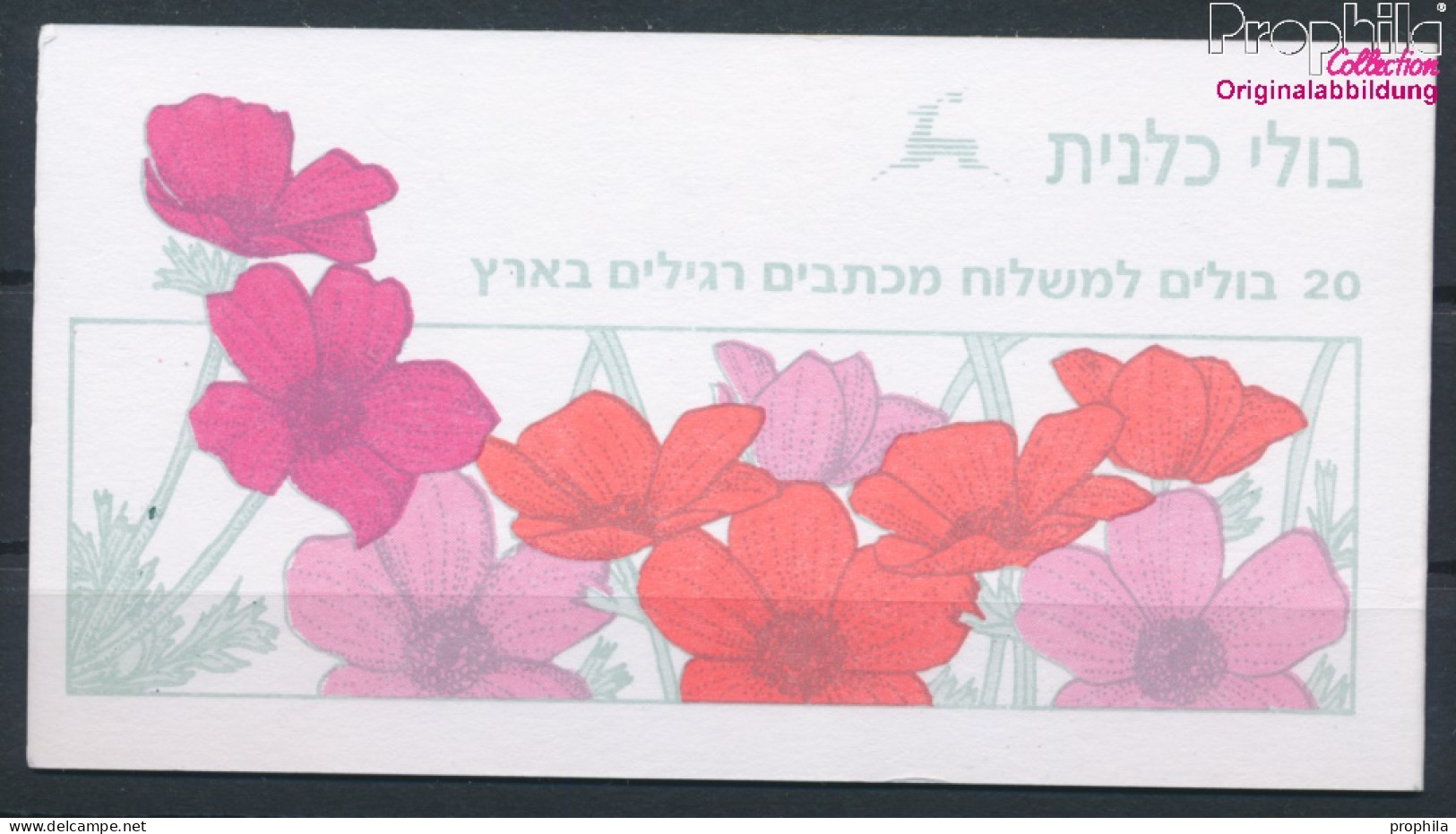 Israel 1217MH (kompl.Ausg.) Markenheftchen Mit 20 Marken Postfrisch 1992 Kronenanemone (10326287 - Neufs (sans Tabs)