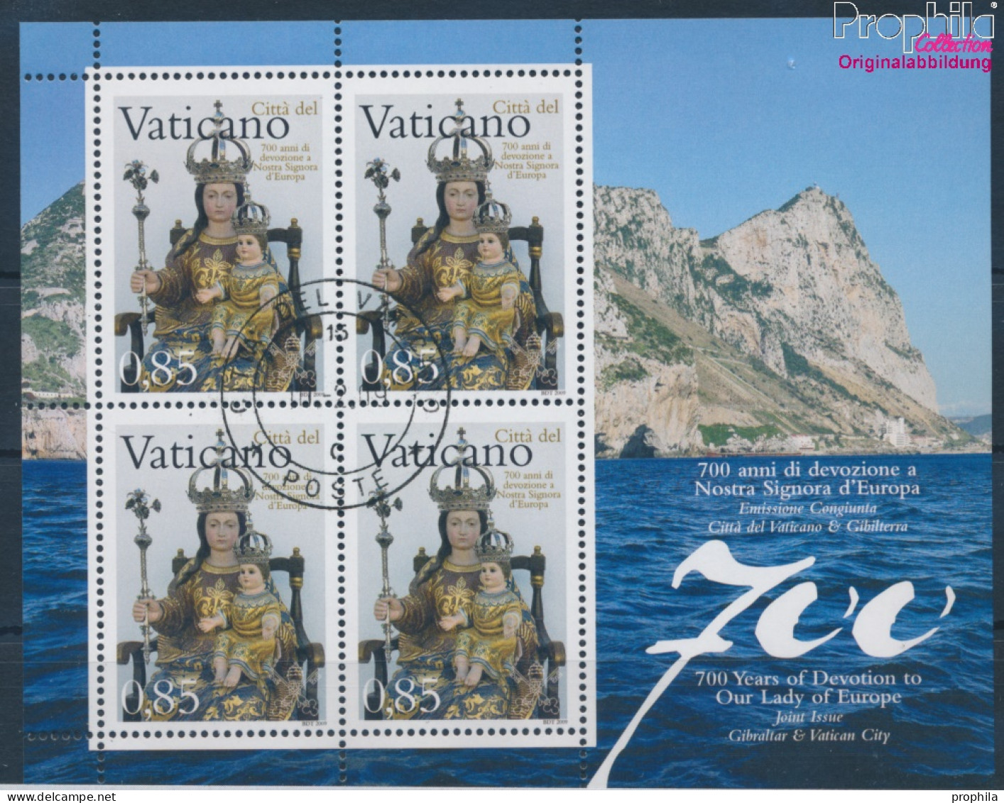 Vatikanstadt 1637Klb Kleinbogen (kompl.Ausg.) Gestempelt 2009 Verehrung Frauen Von Europa (10312871 - Used Stamps