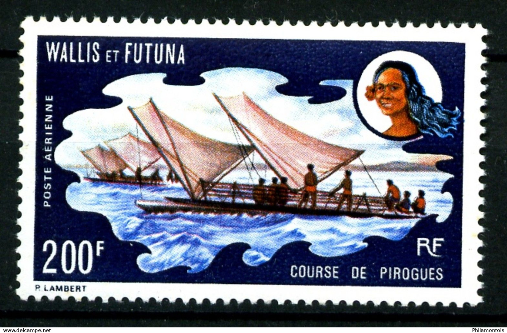 WALLIS - PA  43 - 200F Pirogue à Voile - Neuf N** - Très Beau - Neufs