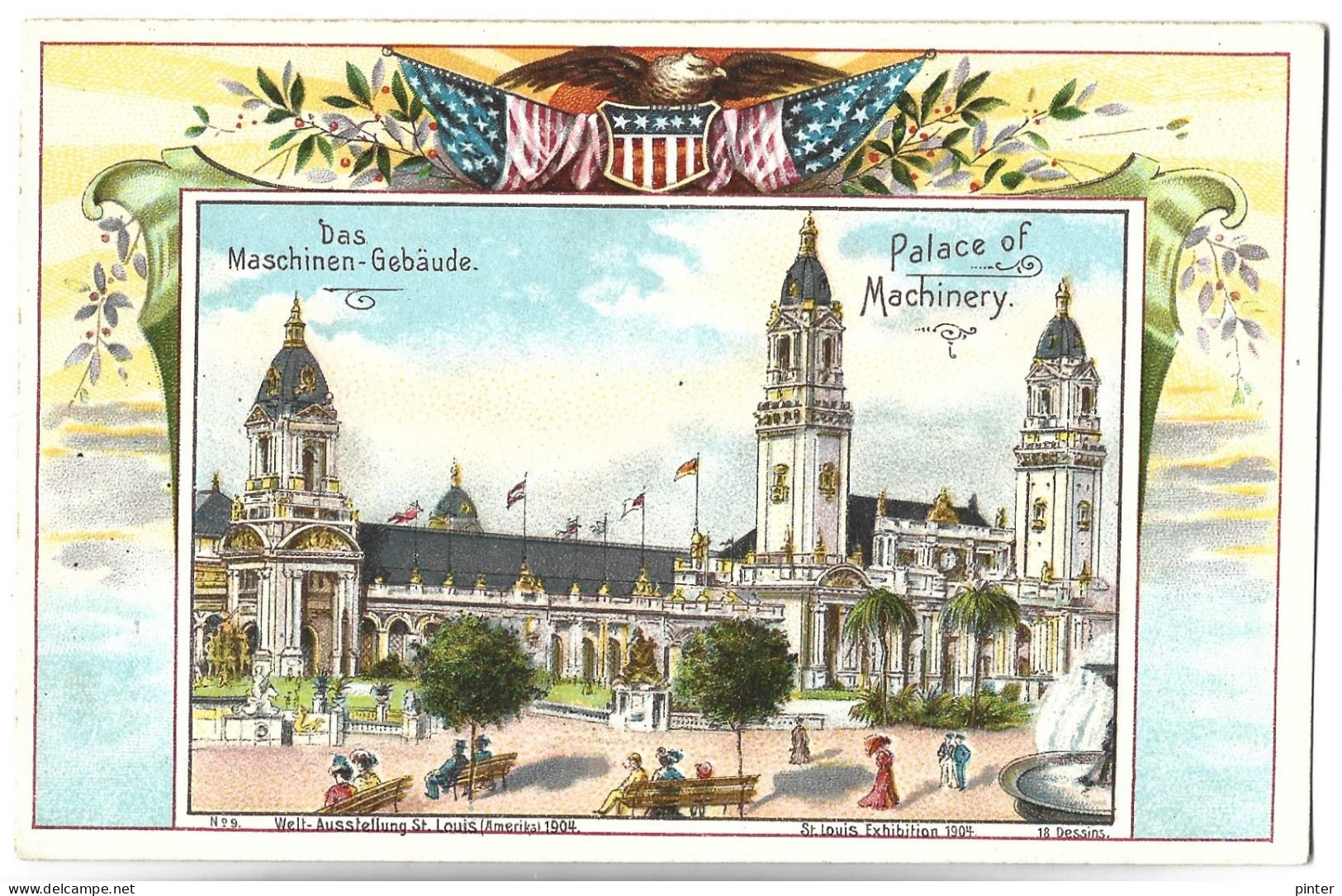 ETATS-UNIS - SAINT LOUIS EXHIBITION 1904 - Exposition Universelle 1904 - N° 9 - Sonstige & Ohne Zuordnung