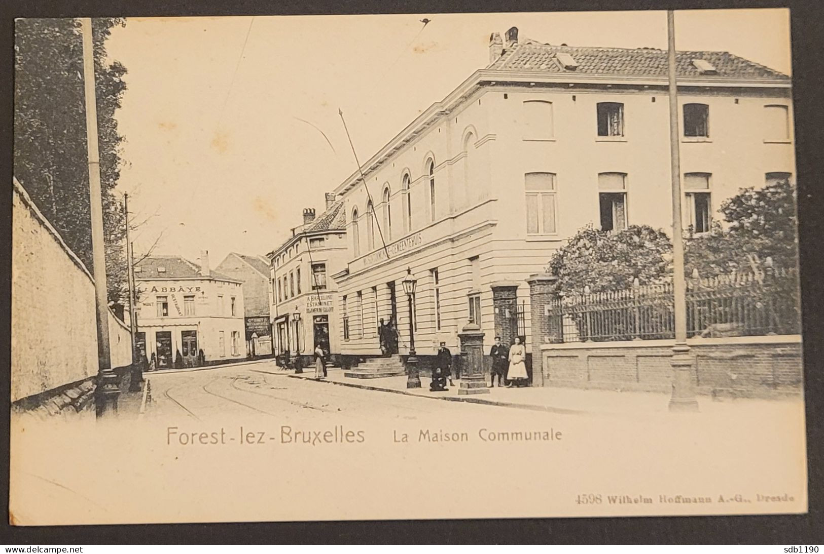 Forest-lez-Bruxelles - La Maison Communale (4598 Wilhelm Hoffmann A.-G., Dresde), Non Circulée - Forest - Vorst