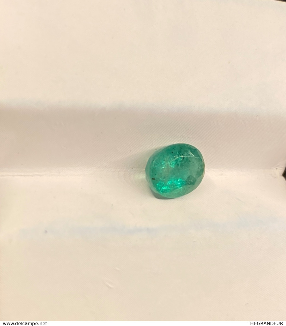 Emerald 1.26 carats from Zambia loose gemstone