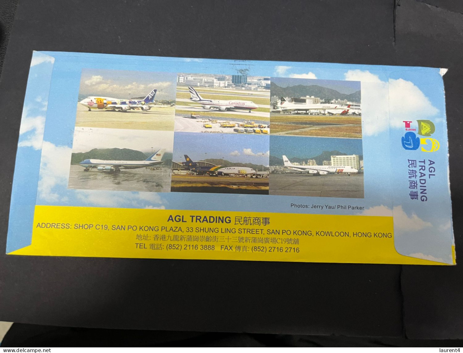 3-1-2024 (3 X 12) Cover Posted From Hong Kong To Australia - 2004 (with Numerous Stamps) CONCORDE At Back - Cartas & Documentos