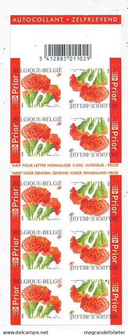 TIMBRE  ZEGEL STAMP  BELGIQUE CARNET B-43 FLEURS PRIOR  XX - Documents Commémoratifs