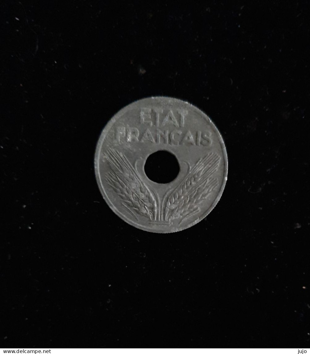 Monnaie - France - Pièce De 20 Centimes 1941 - Etat Français « Zinc » - Andere & Zonder Classificatie