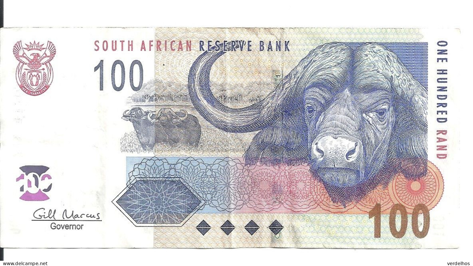 AFRIQUE DU SUD 100 RAND ND2010 VF P 131 B - Zuid-Afrika