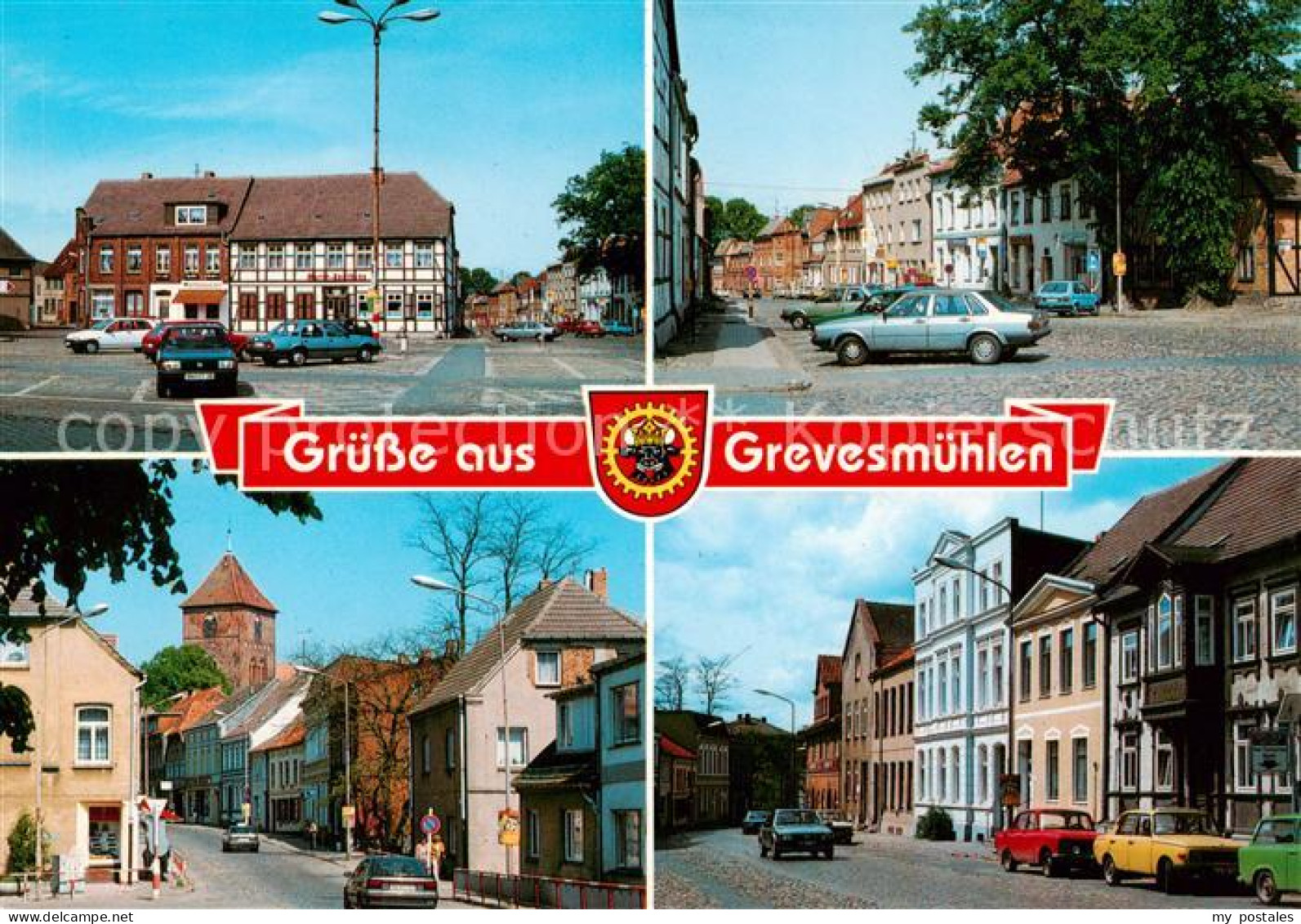 73840246 Grevesmuehlen Markt Grosse Seestrasse August Bebel Strasse Grevesmuehle - Grevesmuehlen