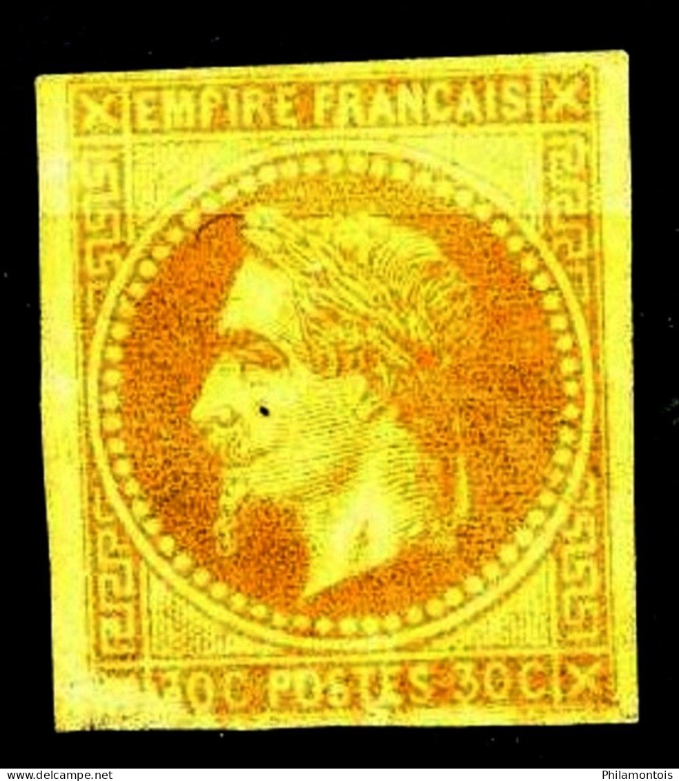 9 - 30c Brun Napoleon III - Neuf Sans Gomme - Cote N* : 200 Eur. - Napoléon III