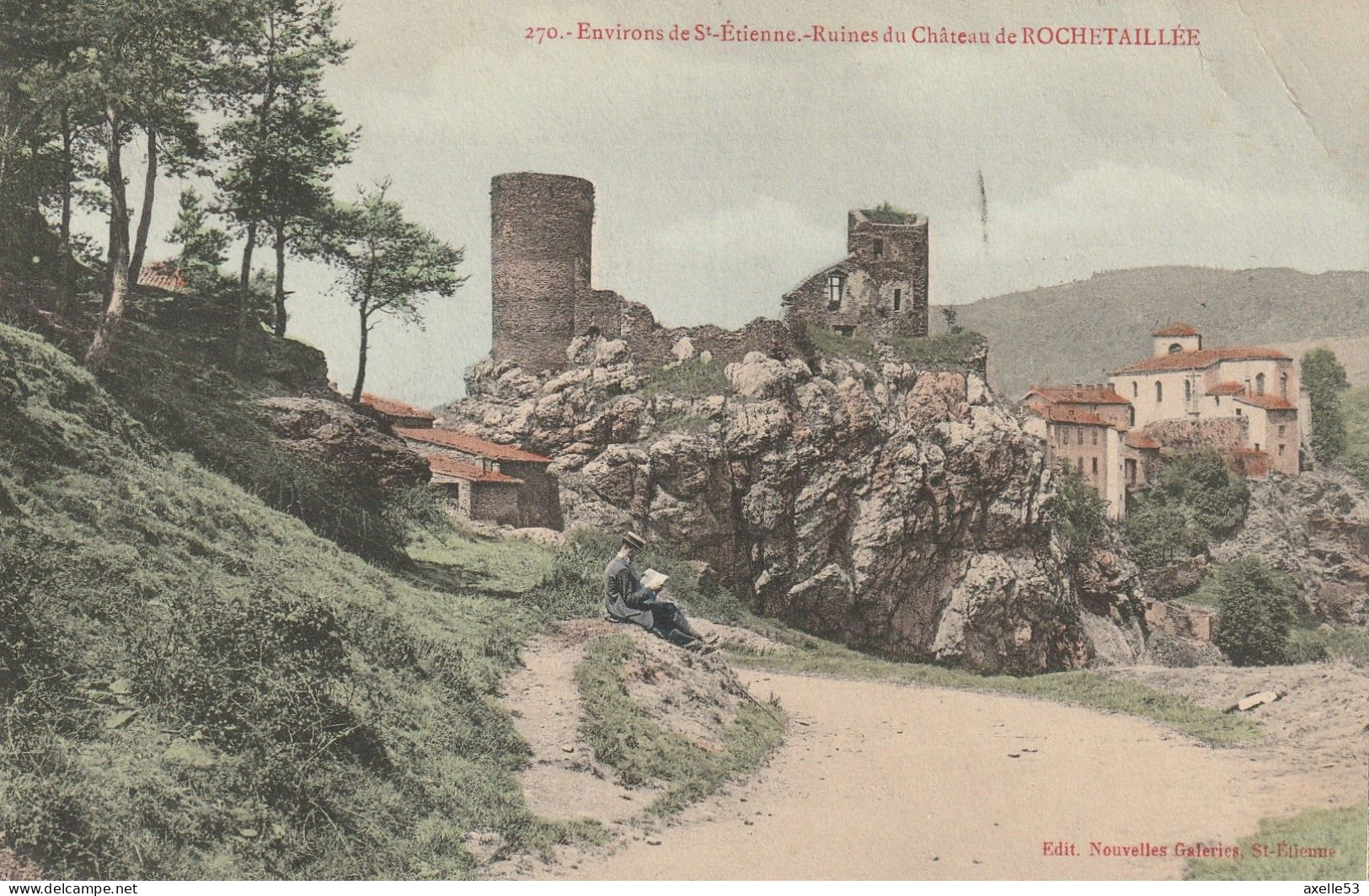 Rochetaillée 42 (9951) Ruines Du Château De Rochetaillée - Rochetaillee