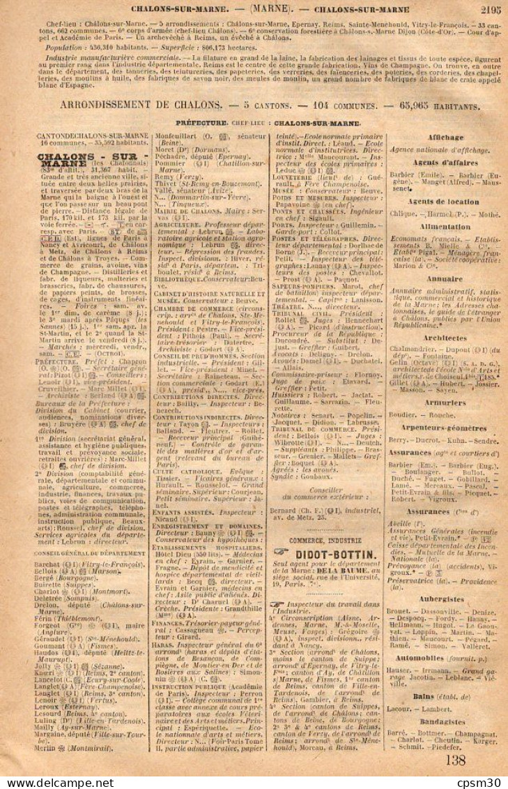 ANNUAIRE - 51 - Département Marne - Année 1918 - édition Didot-Bottin - 72 Pages - Directorios Telefónicos