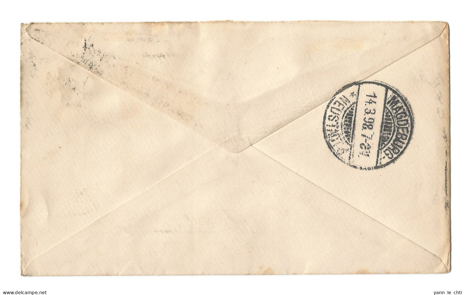 Cover Enveloppe Brief 1898 Glasgow UK Nach Magdeburg Deutschland Germany Postal Stationery - Storia Postale