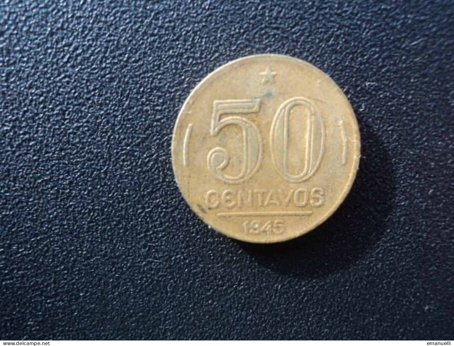 BRÉSIL : 50 CENTAVOS   1945   KM 557a      SUP - Brasilien