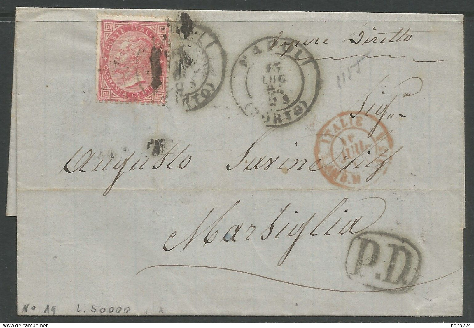 Lettre De 1864 ( Italie ) - Andere & Zonder Classificatie