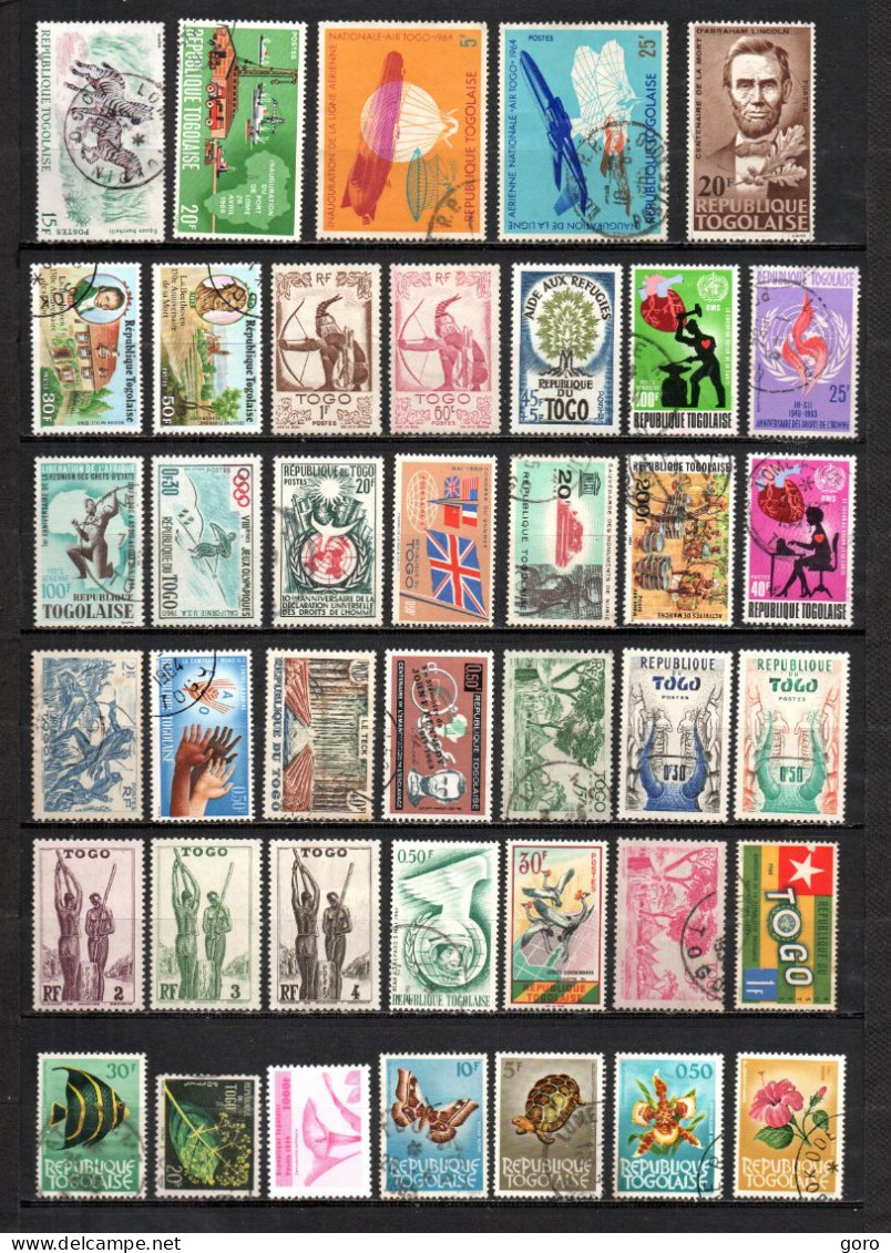 Togo.-  Lote  Nº   14 .-    40   Sellos - Used Stamps