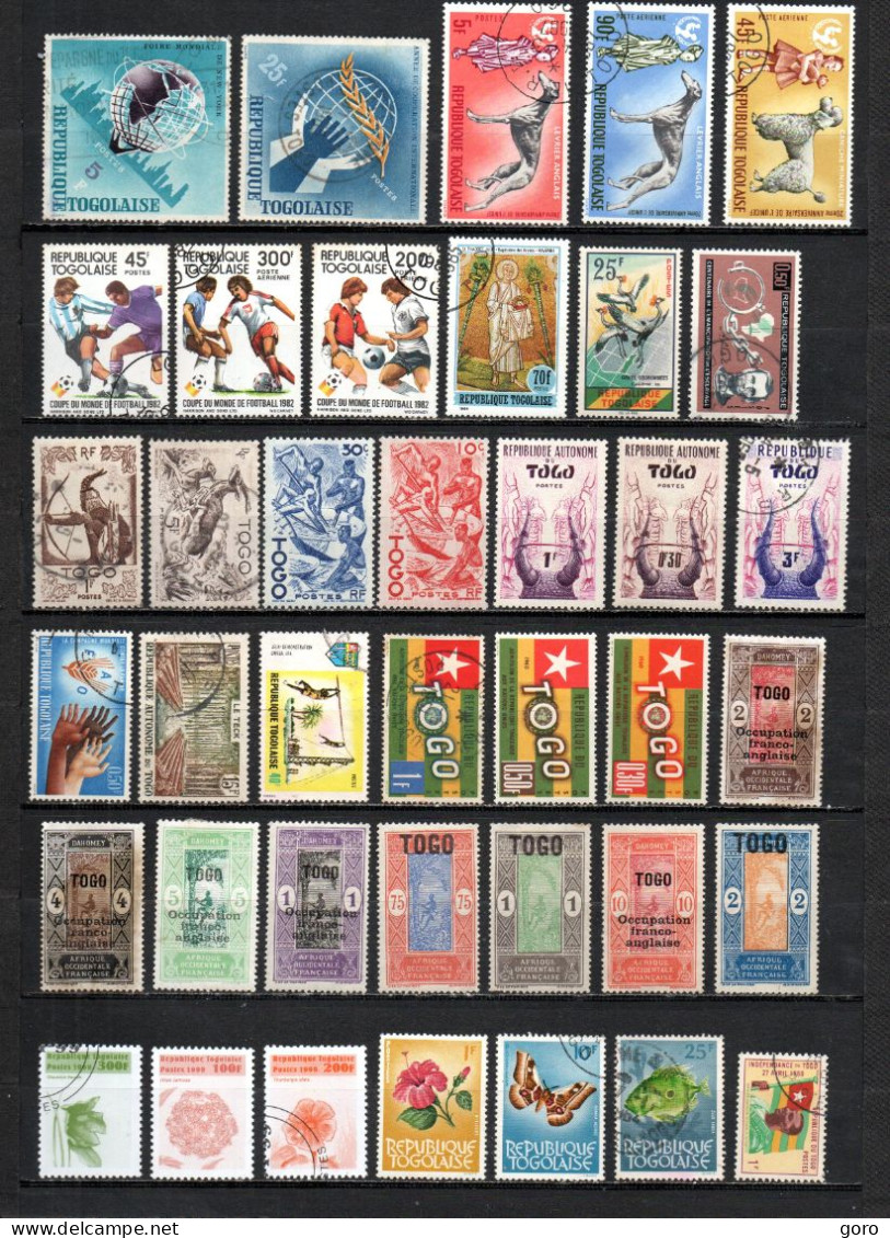 Togo.-  Lote  Nº   15 .-    39   Sellos - Used Stamps