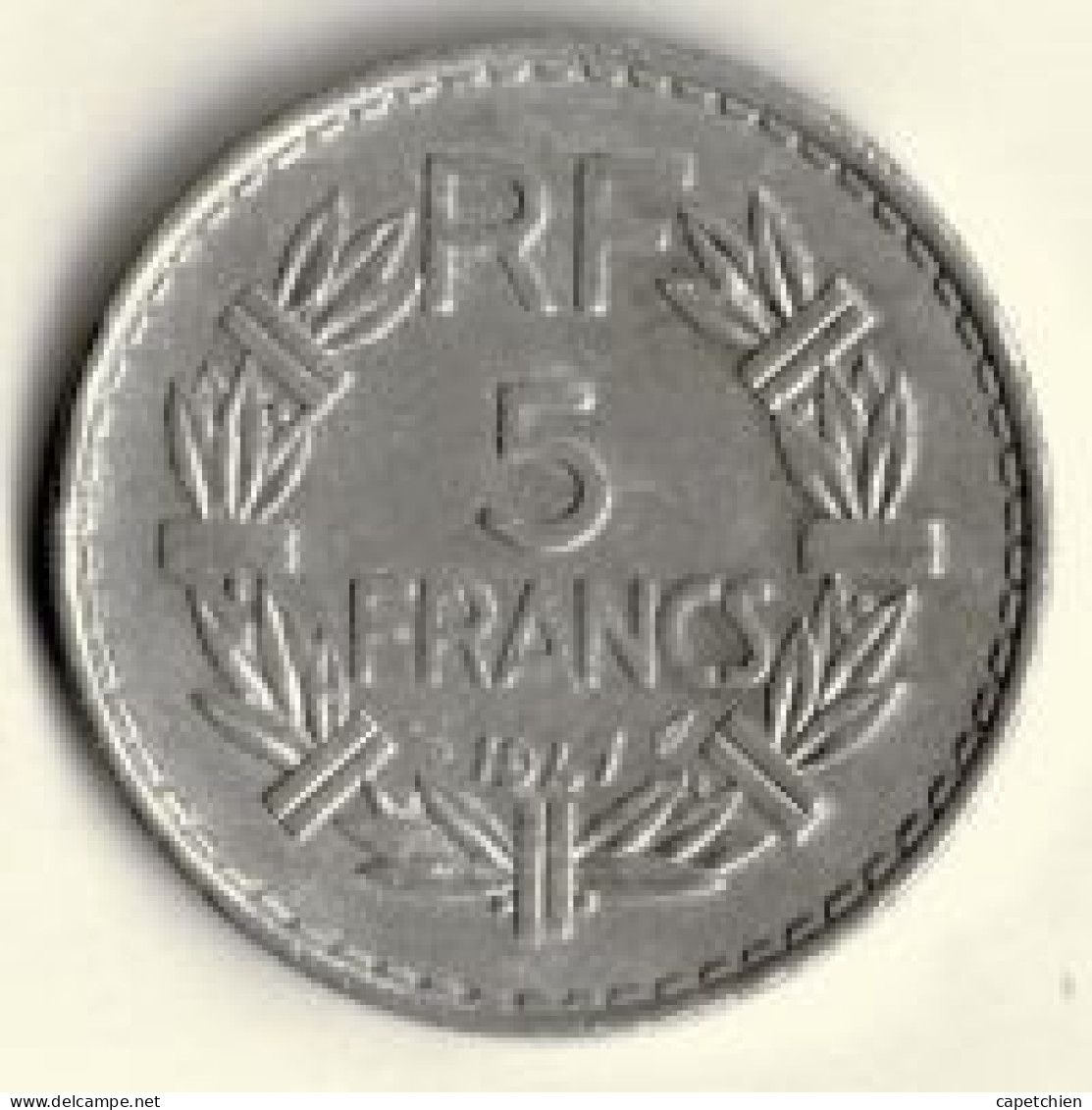 FRANCE / 5 FRANCS LAVRILLIER / 1947 / ALU / 3.68 G - 5 Francs