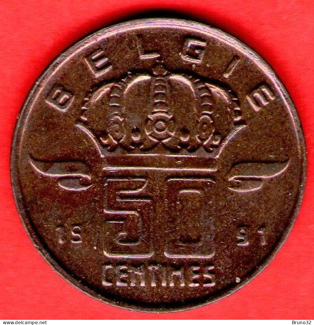 Belgio - Belgium - Belgique - Belgie - 1991 - 50 Centimes - QFDC/aUNC - Come Da Foto - 50 Centimes