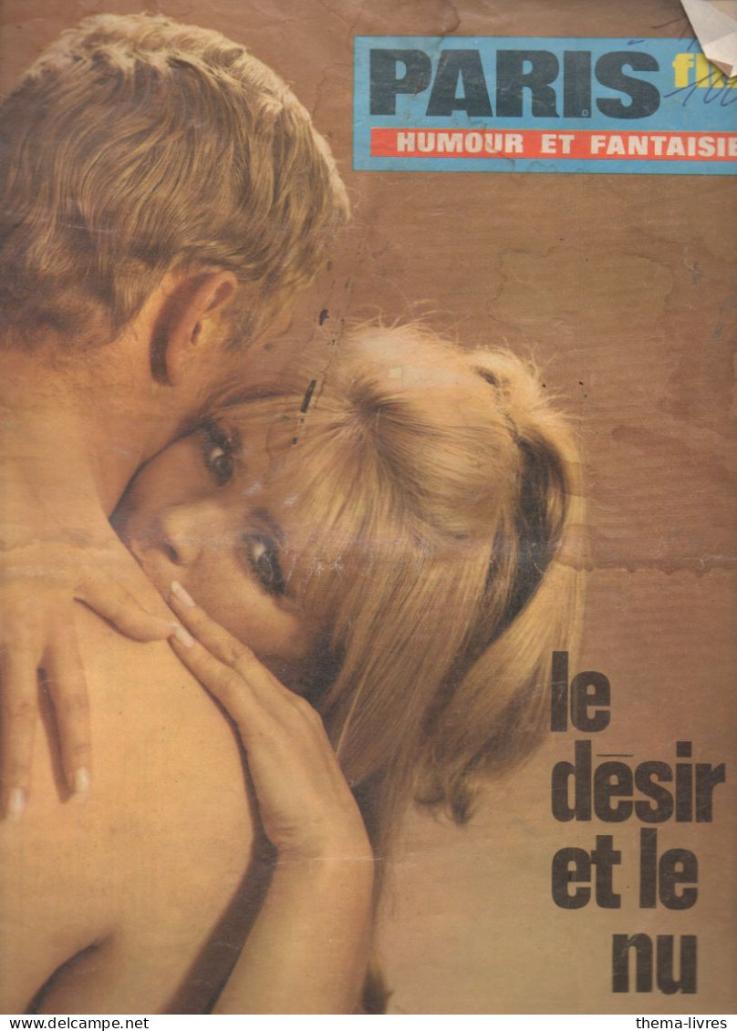 Revue PARIS FLIRT (humour Et Fantaisie Charme)  N°631 Pin-up De B DENANT Au Plat Inférieur  1969   (CAT4074/631) - Humor