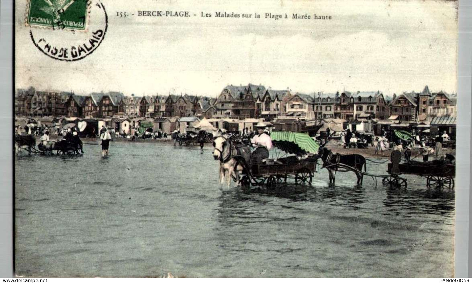 Berck Plage - Les Malades Sur La Plage à Marée Haute../// 14 - Amélie-les-Bains-Palalda