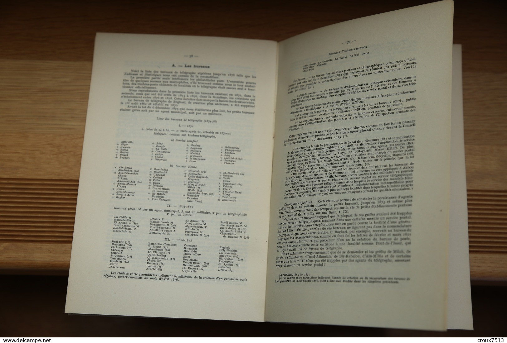 Halden, De Beaufond : Catalogue Des Marques Postales D'Algérie 1949. - Colonies Et Bureaux à L'Étranger