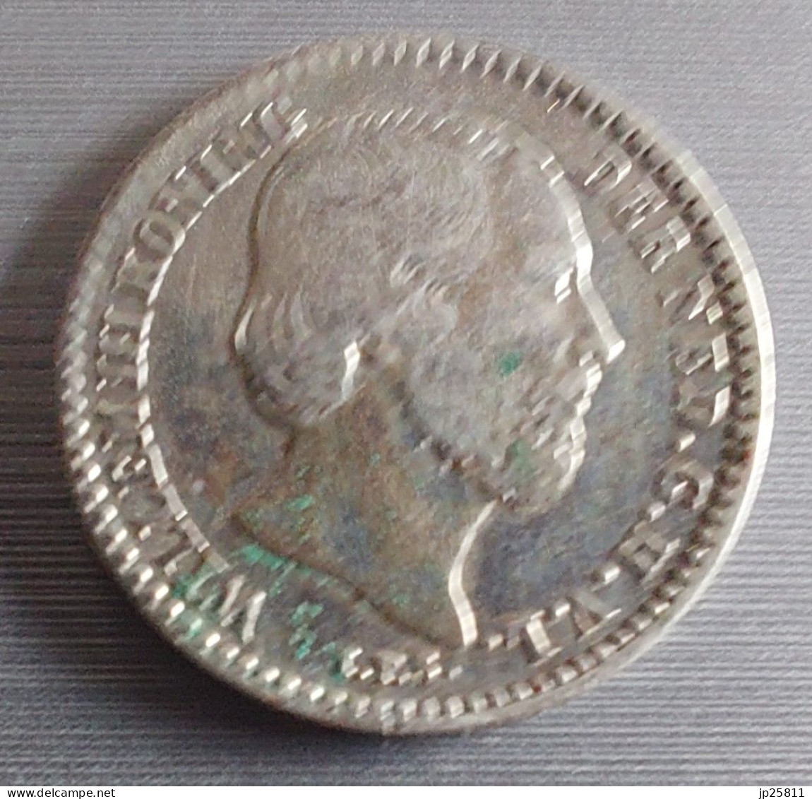 Netherlands - 10 Cent 1881 Willem III Zilver - 1840-1849 : Willem II