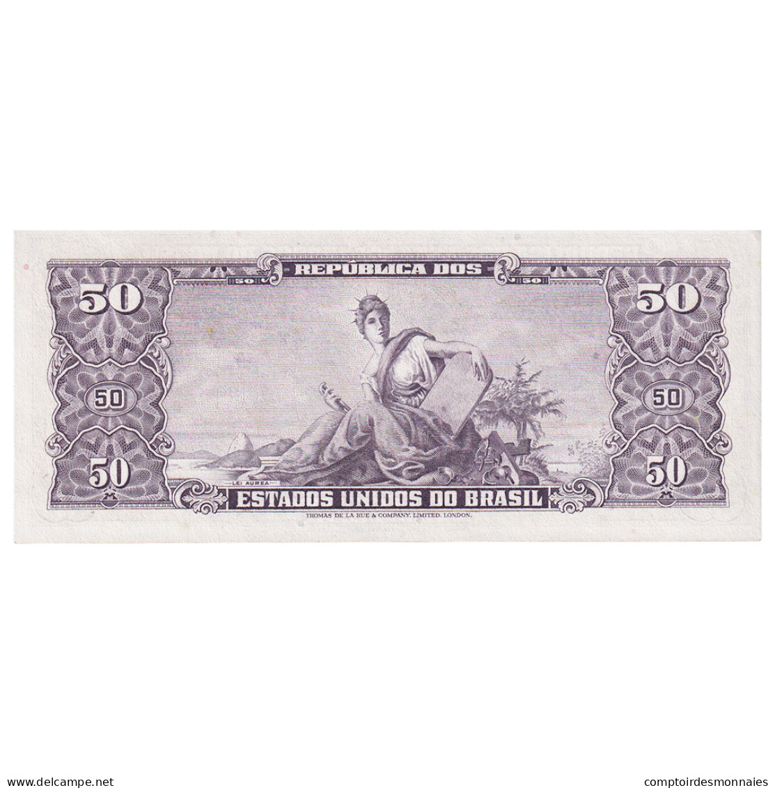 Billet, Brésil, 5 Centavos On 50 Cruzeiros, 1966, KM:184a, NEUF - Brasilien