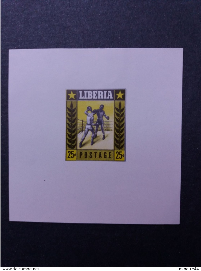 LIBERIA  MNH** 1955 BOXE BOXING - Boxeo