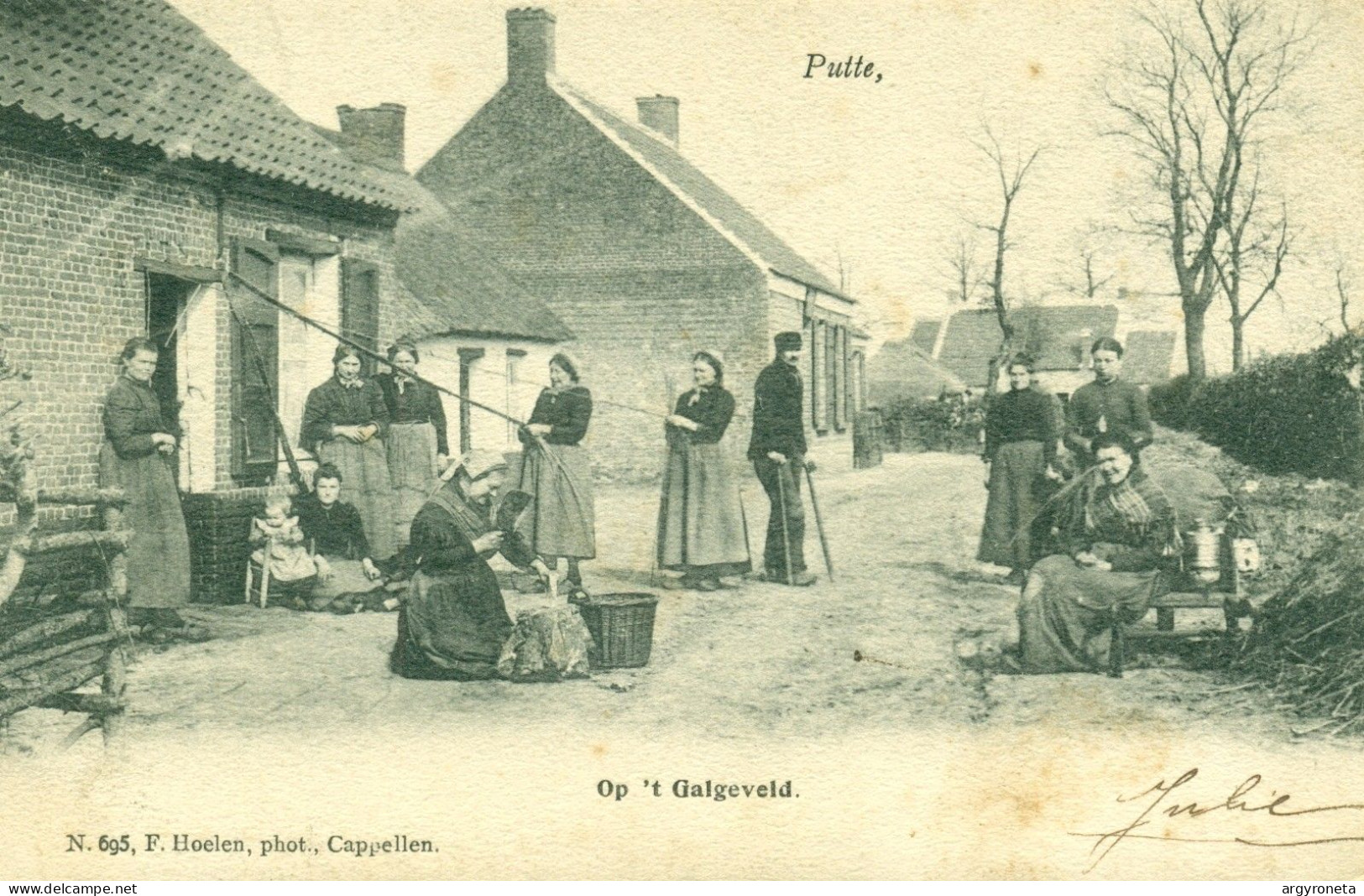 Putte - Op 't Galgeveld - Animatie - Hoelen 695 - 1903 - Kapellen