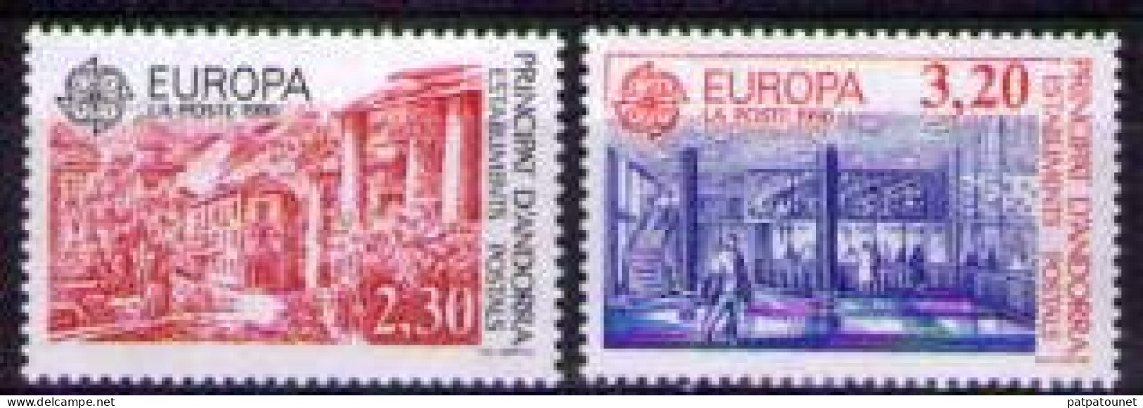 Andorre Français Europa CEPT 1990 MNH Yv 388/9 Cote 16 Euros - 1990