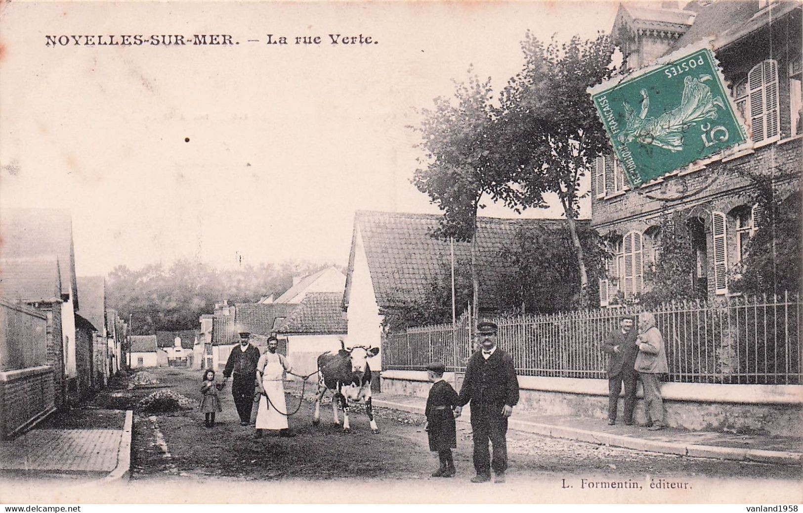 NOYELLES Sur MER-la Rue Verte - Noyelles-sur-Mer