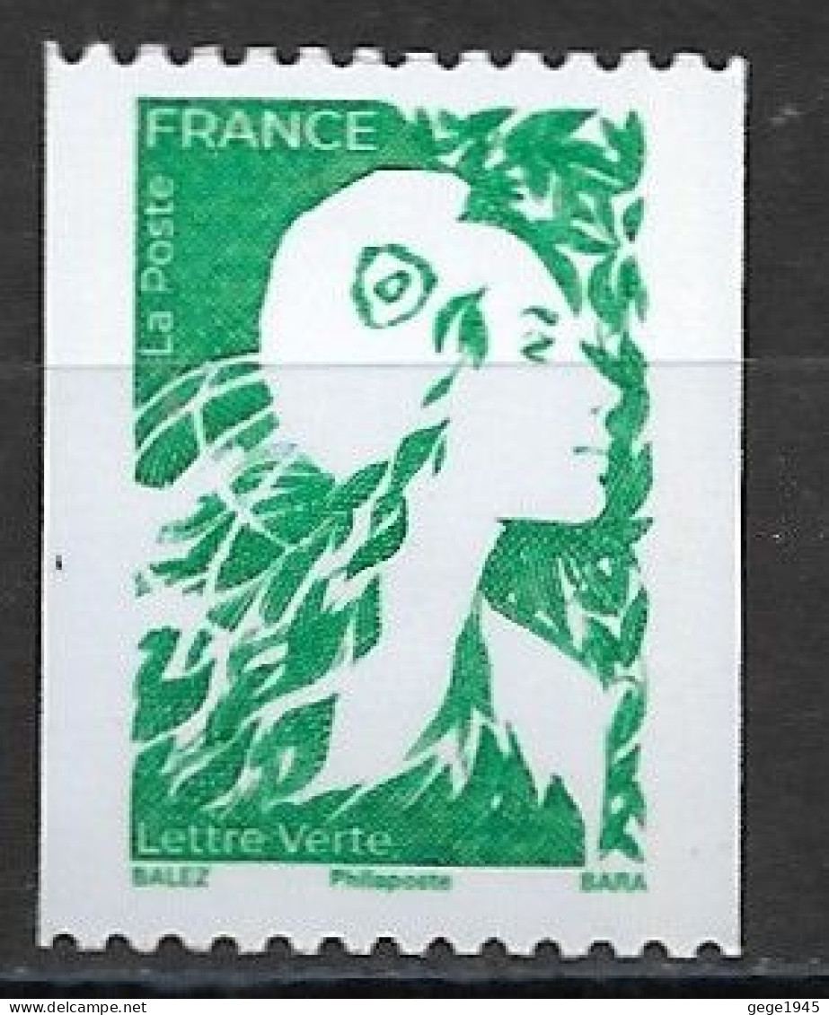 France 2023  Neuf ** Gomés  N° 5733 -  Lettre Verte Provenant Roulette   Marianne De L'Avenir   ( Avec N° 364 à Droite ) - 2023-... Marianne De L’avenir