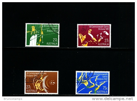 AUSTRALIA - 1982  COMMONWEALTH  GAMES  SET  FINE USED - Gebraucht