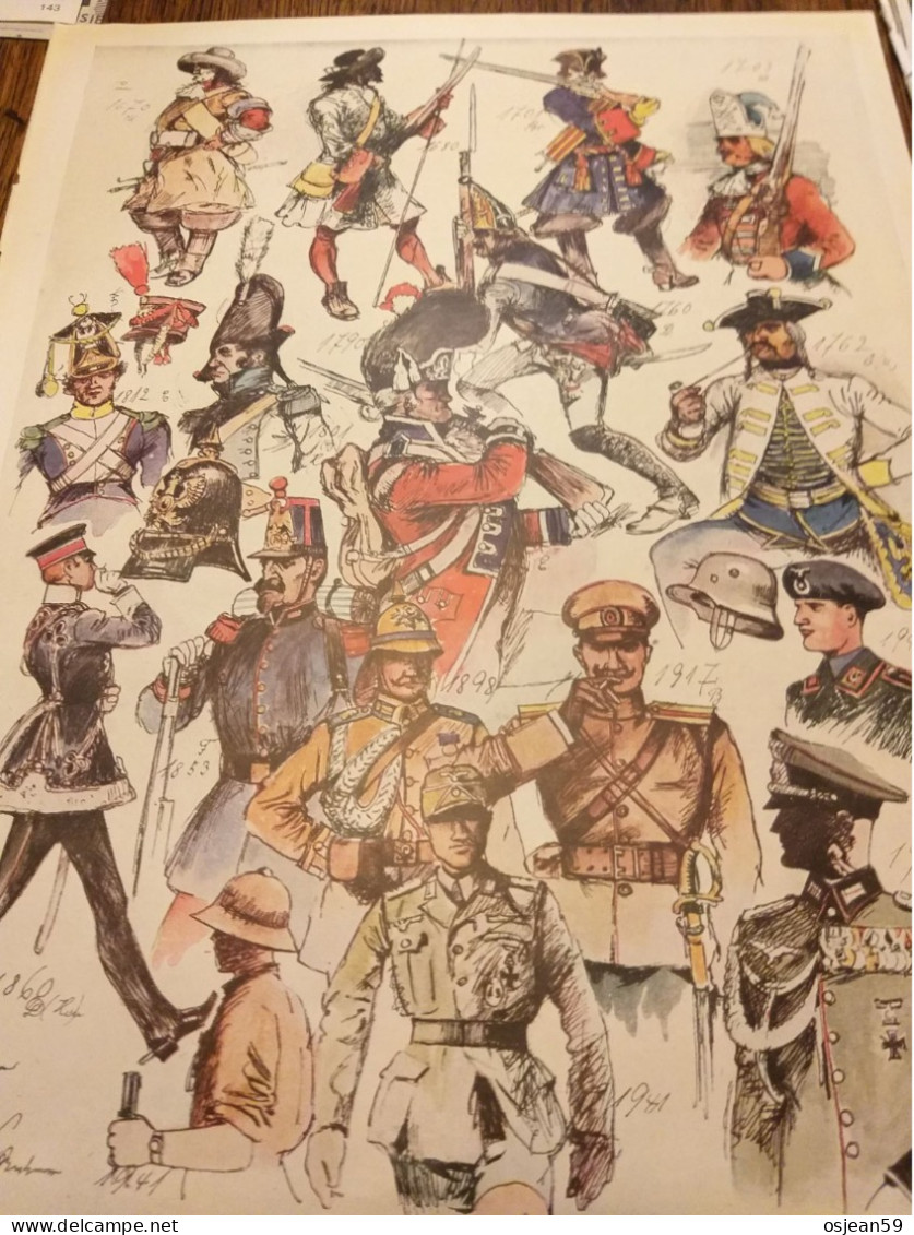 Article De 1941  Sur Uniformes D'hier Et D'aujourd'hui.Petite Histoire Du Costume Militaire. - Otros & Sin Clasificación